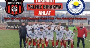 AHLAT GENÇLİK SPOR TARAFTAR DESTEĞİ BEKLİYOR
