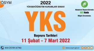 2022 YKS başvuruları başladı