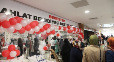 AHLAT’TA EL EMEĞİ ÜRÜNLER İÇİN SATIŞ REYONU AÇILDI