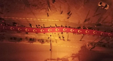 Ahlat'ta ‘Fener Alayı’ yürüyüşü