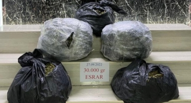 Bitlis’te 30 kilo esrar ele geçirildi