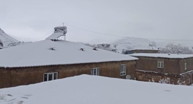 Hizan'da Kar Yağışı