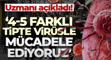 Bilim Kurulu Üyesi : '4-5 farklı tipte virüsle mücadele ediyoruz'