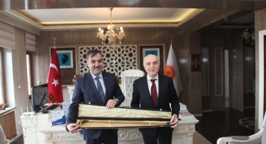 İçişleri Bakan Yardımcısı Erdil Ahlat'ı ziyaret etti