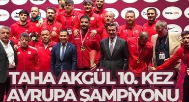 Taha Akgül 10. kez Avrupa şampiyonu