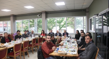 MÜDÜR KORKMAZ AR-GE BİRİMİYLE YEMEKTE BİR ARAYA GELDİ