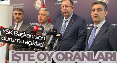 YSK Başkanı son durumu açıkladı