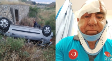 AHLAT’IN BAYAN MASA TENİSİ EKİBİ TRAFİK KAZASI YAPTI