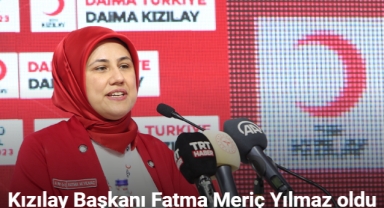 Kızılay Başkanı Fatma Meriç Yılmaz oldu