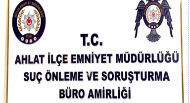 AHLAT'TAKİ GASP OLAYINDA 1 KİŞİ TUTUKLANDI