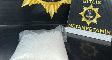 Bitlis’te 846 gram metamfetamin ele geçirildi