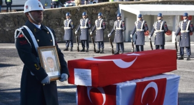 Şehit Uzman Çavuş Yetişen’in naaşı memleketine uğurlandı