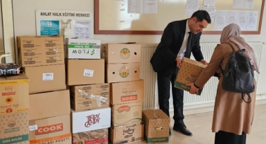 AHLAT HEM İHTİYAÇ SAHİPLERİNİ UNUTMADI