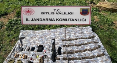 Bitlis’te silah ve mühimmat ele geçirildi