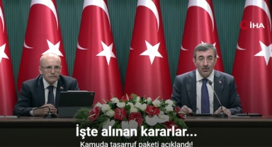 Kamuda tasarruf paketi açıklandı!