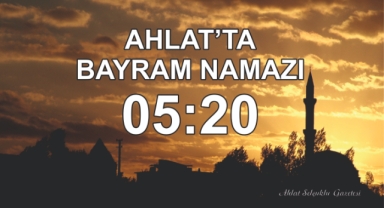 Bayram Namazı 05.20'de kılınacak