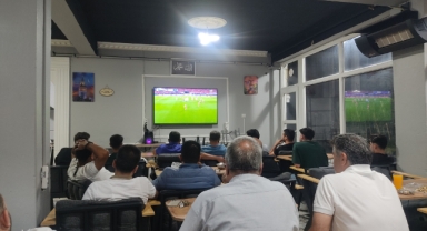 AHLAT’TA MİLLİ MAÇ HEYECANI