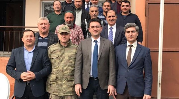 Kaymakam Tekbıyıkoğlu'ndan özel idare ekiplerine ziyaret
