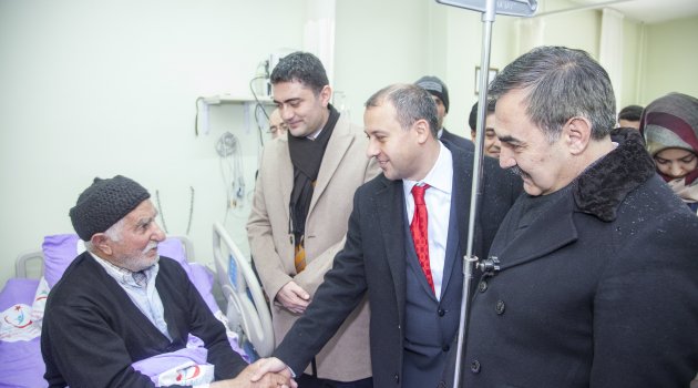 KORE GAZİSİ HASTANEDE ZİYARET EDİLDİ